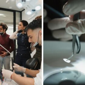 Dra Irene Esteve en el curso de carillas dentales sin tallado